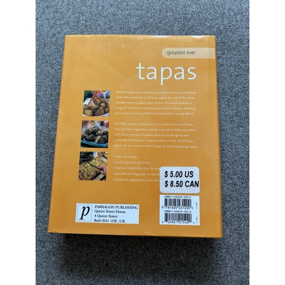 Greatest Ever Tapas: Easy and Delicious Step-by-Step recipes VERY GOOD - Picture 3 of 5
